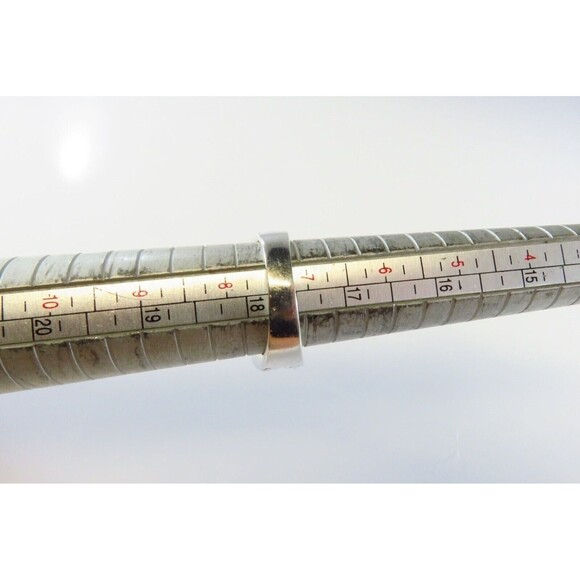 Oval Blue Glass Marcasite Accented Art Deco Style Bow Ring Sterling Silver - Picture 7 of 7